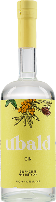 Gin fin zest&eacute; 