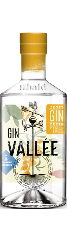 Gin Vall&eacute;e zest&eacute; 